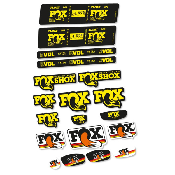 Fox Float DPS Performance I Line Pegatinas en vinilo adhesivo Amortiguador (3)