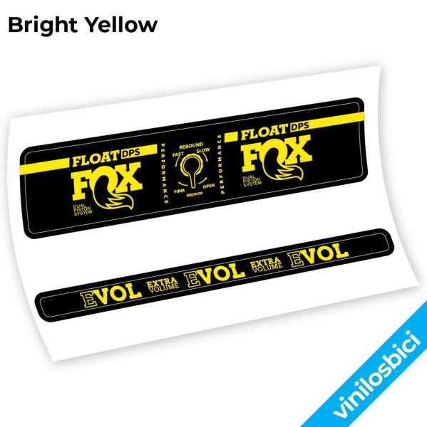 Fox Float DPS Performance Pegatinas en vinilo adhesivo amortiguador (4)