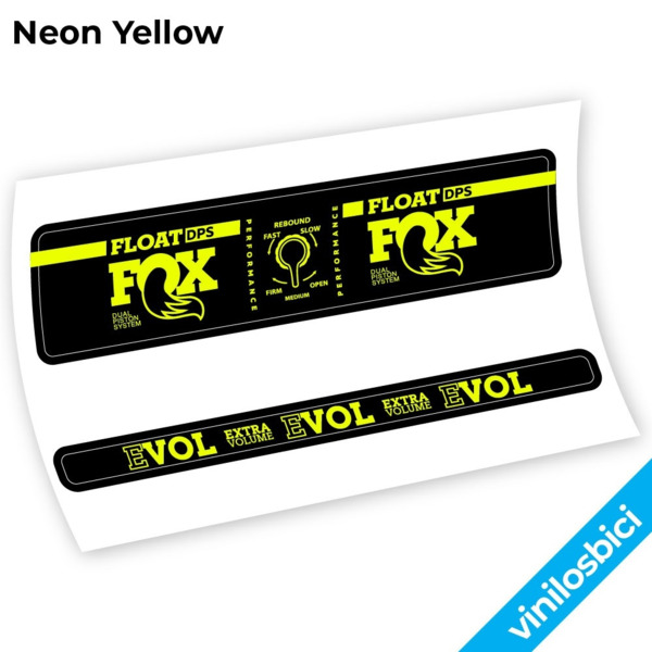 Fox Float DPS Performance Pegatinas en vinilo adhesivo amortiguador (16)