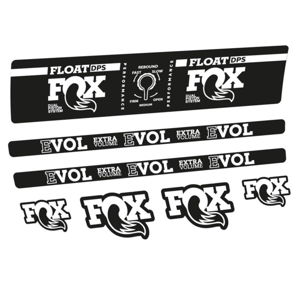 Fox Float DPS Performance Pegatinas en vinilo adhesivo Amortiguador (6)
