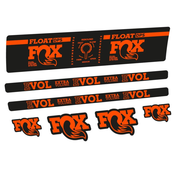 Fox Float DPS Performance Pegatinas en vinilo adhesivo Amortiguador (10)