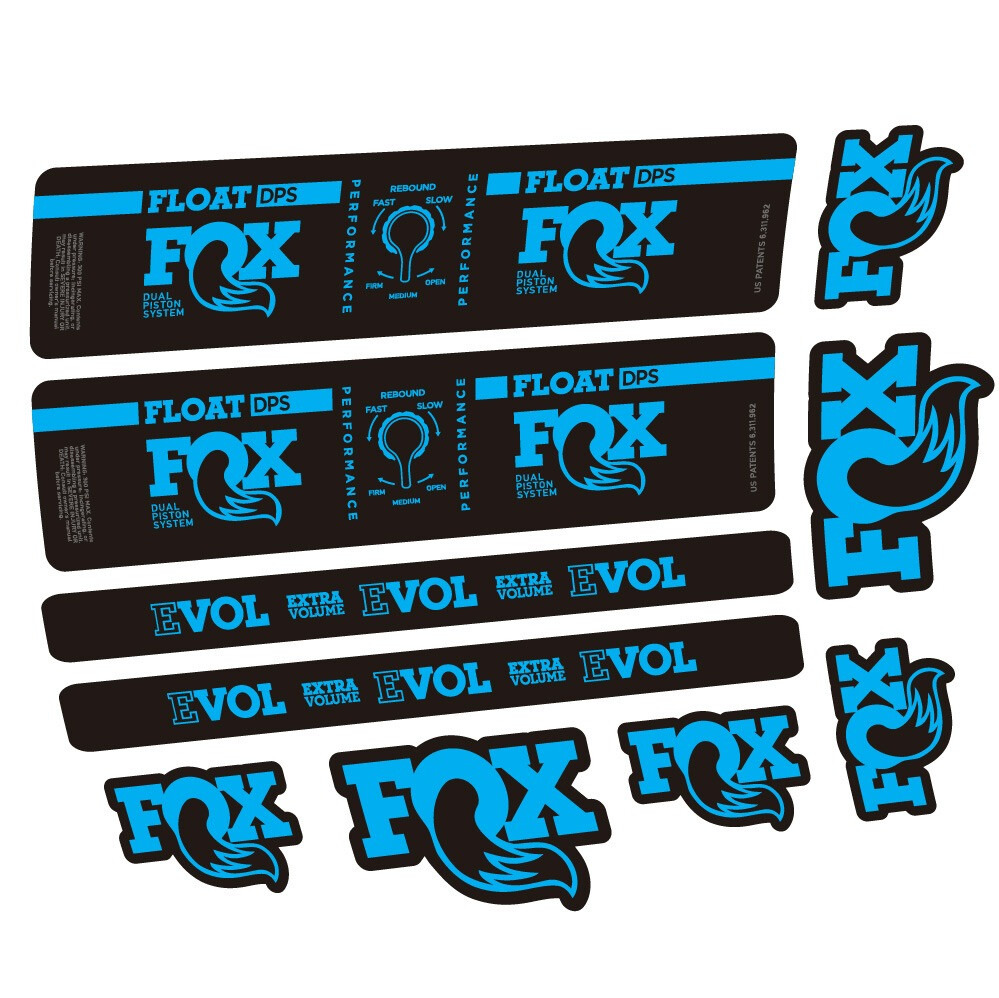 Fox Float DPS Performance Pegatinas en vinilo adhesivo Amortiguador (1)