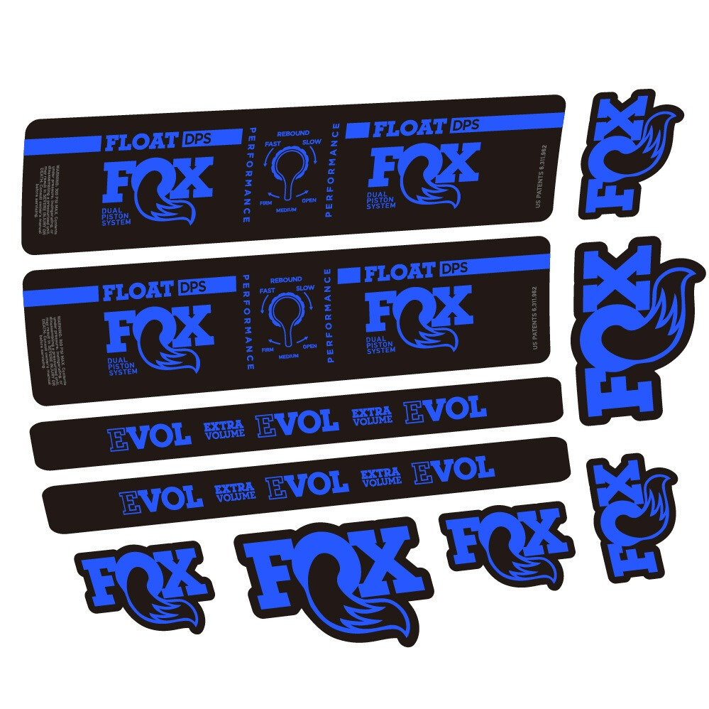 Fox Float DPS Performance Pegatinas en vinilo adhesivo Amortiguador (5)
