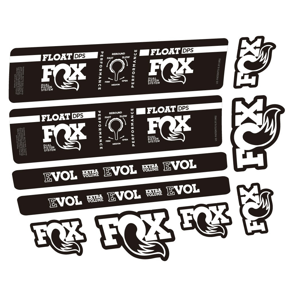 Fox Float DPS Performance Pegatinas en vinilo adhesivo Amortiguador (1)