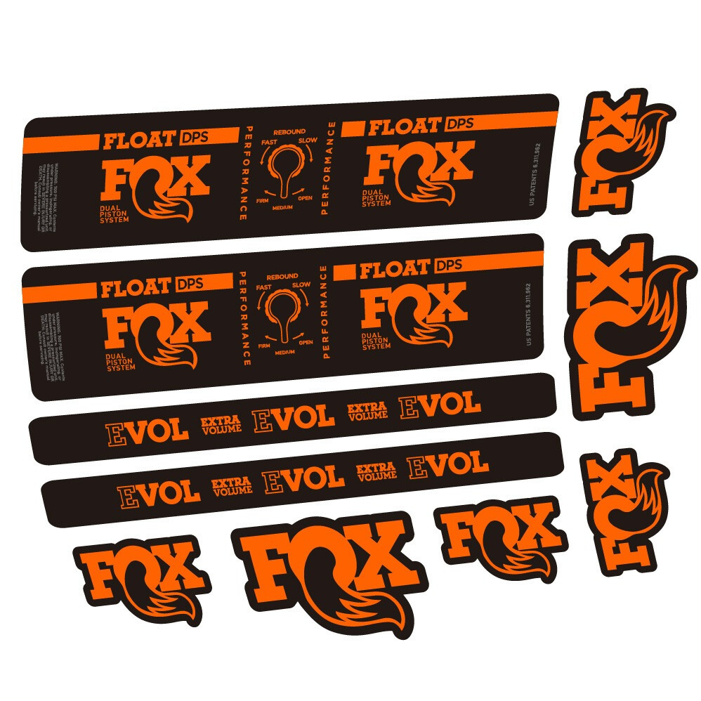 Fox Float DPS Performance Pegatinas en vinilo adhesivo Amortiguador (11)