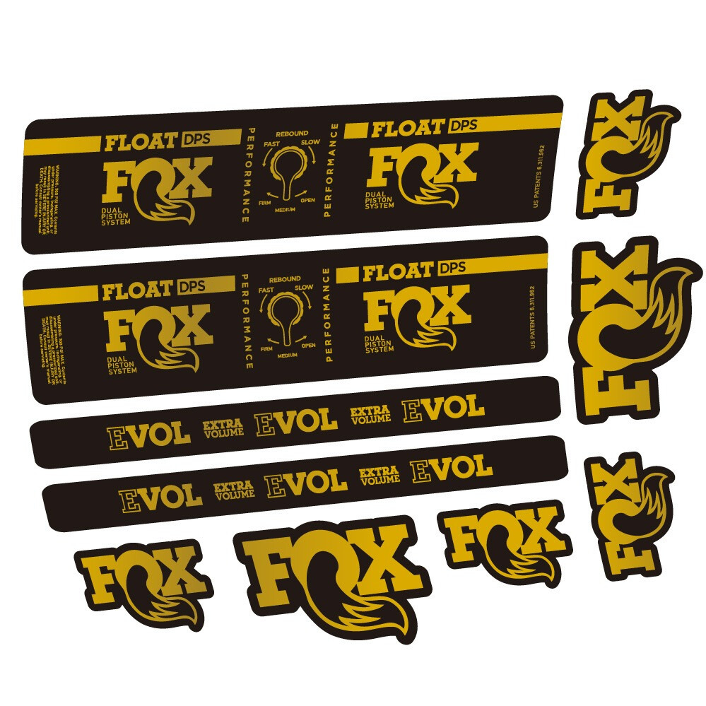 Fox Float DPS Performance Pegatinas en vinilo adhesivo Amortiguador (13)
