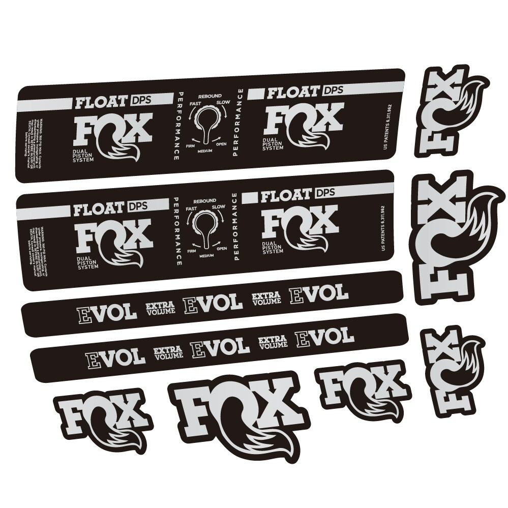 Fox Float DPS Performance Pegatinas en vinilo adhesivo Amortiguador (15)