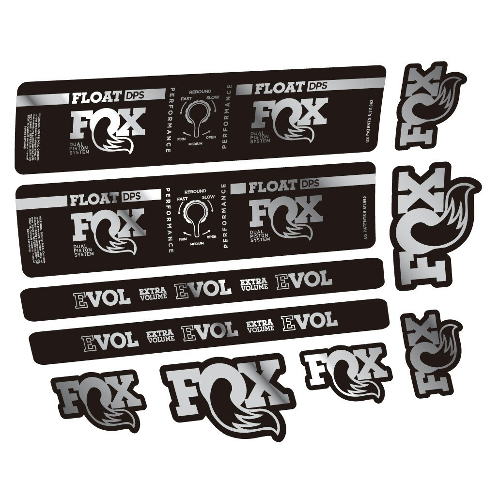 Fox Float DPS Performance Pegatinas en vinilo adhesivo Amortiguador (16)