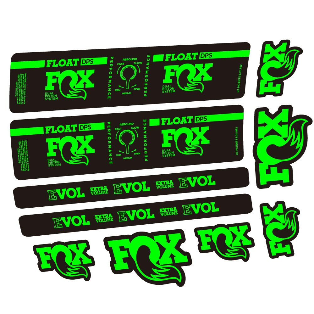 Fox Float DPS Performance Pegatinas en vinilo adhesivo Amortiguador (23)