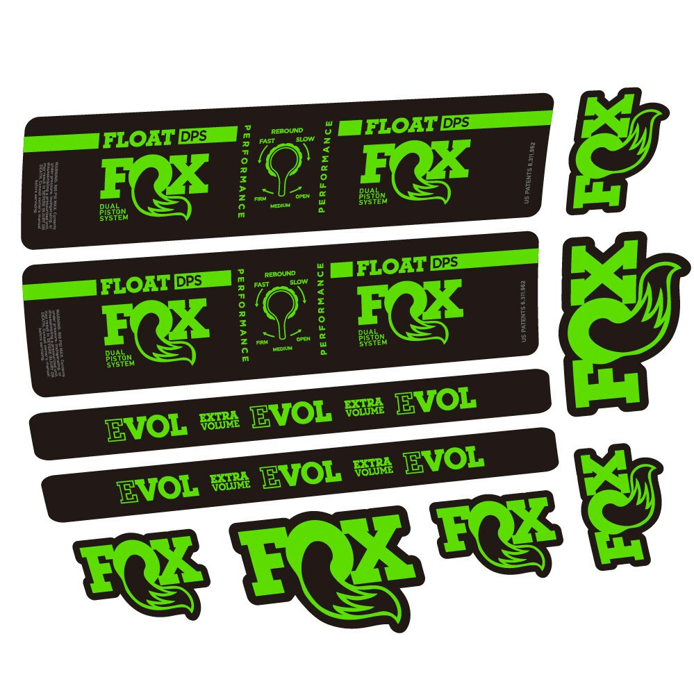 Fox Float DPS Performance Pegatinas en vinilo adhesivo Amortiguador (24)