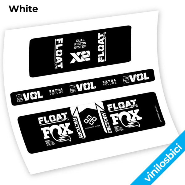 Fox Float DPS X2 2021 Pegatinas en vinilo adhesivo amortiguador (23)