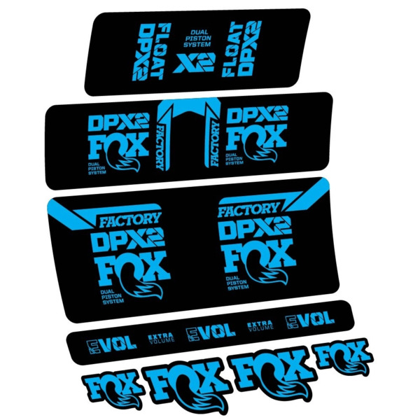 Fox Float DPX2 2021 Pegatinas en vinilo adhesivo Amortiguador (4)