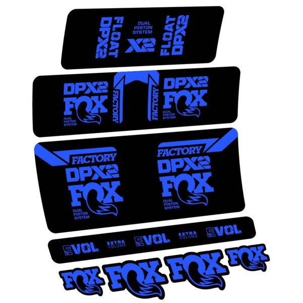 Fox Float DPX2 2021 Pegatinas en vinilo adhesivo Amortiguador (5)