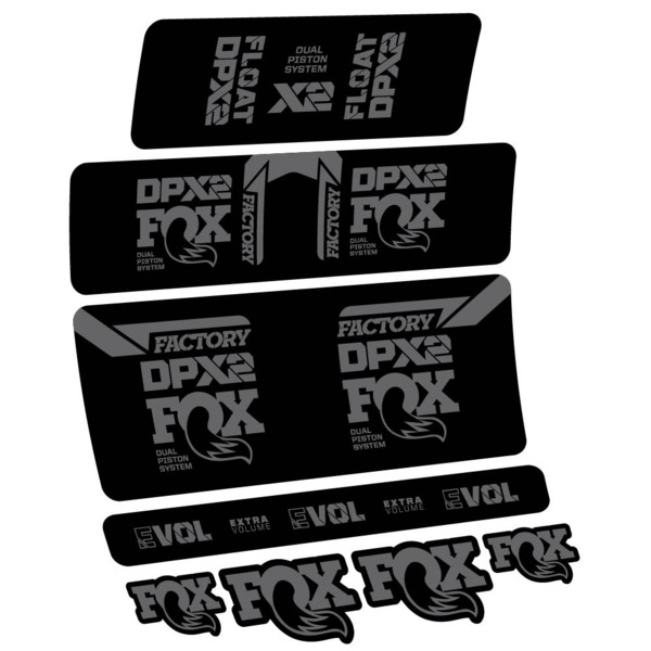 Fox Float DPX2 2021 Pegatinas en vinilo adhesivo Amortiguador (7)