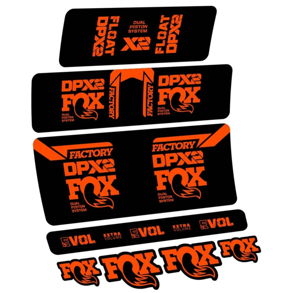 Fox Float DPX2 2021 Pegatinas en vinilo adhesivo Amortiguador (10)