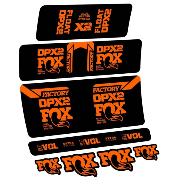 Fox Float DPX2 2021 Pegatinas en vinilo adhesivo Amortiguador (11)