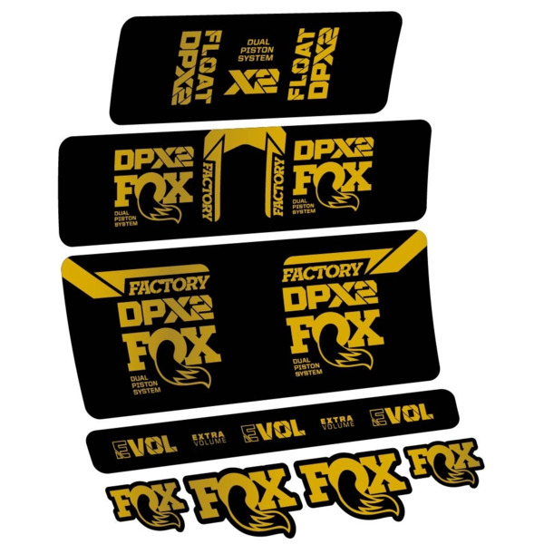 Fox Float DPX2 2021 Pegatinas en vinilo adhesivo Amortiguador (13)