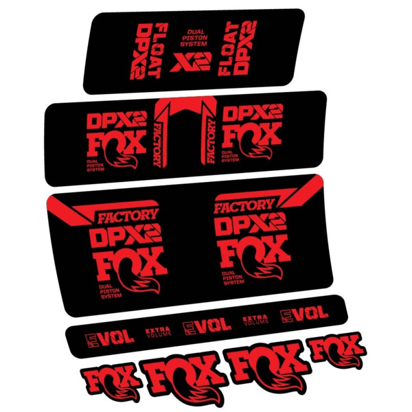 Fox Float DPX2 2021 Pegatinas en vinilo adhesivo Amortiguador (19)