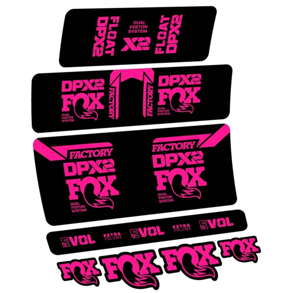 Fox Float DPX2 2021 Pegatinas en vinilo adhesivo Amortiguador (20)