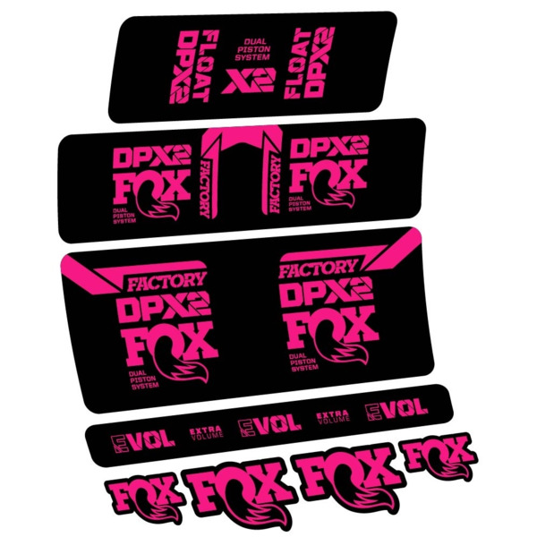 Fox Float DPX2 2021 Pegatinas en vinilo adhesivo Amortiguador (21)