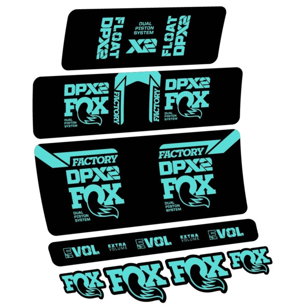 Fox Float DPX2 2021 Pegatinas en vinilo adhesivo Amortiguador (22)