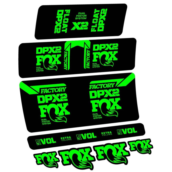 Fox Float DPX2 2021 Pegatinas en vinilo adhesivo Amortiguador (23)