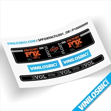 Fox Float Factory Float pegatinas vinilo adhesivo amortiguador shox decals
