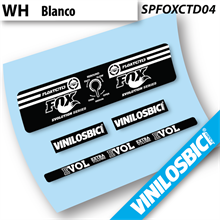 Fox Float CTD Evolution series 2016 pegatinas vinilo adhesivo amortiguador