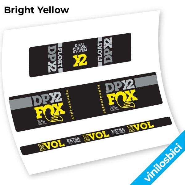 Fox Float DPX2 Performance 2019 Pegatinas en vinilo adhesivo Amortiguador (4)