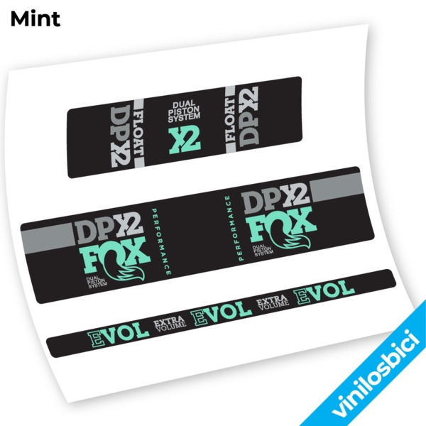 Fox Float DPX2 Performance 2019 Pegatinas en vinilo adhesivo Amortiguador (13)