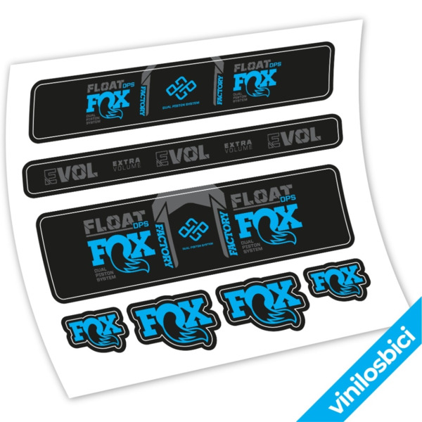 Fox Float Factory DPS 2022 Pegatinas en vinilo adhesivo Amortiguador (3)