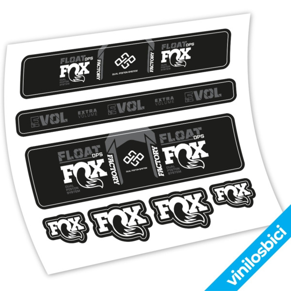 Fox Float Factory DPS 2022 Pegatinas en vinilo adhesivo Amortiguador (5)