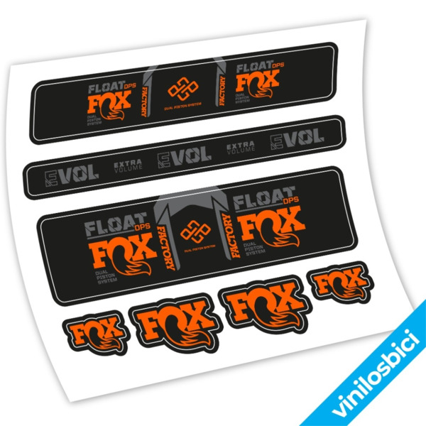 Fox Float Factory DPS 2022 Pegatinas en vinilo adhesivo Amortiguador (9)