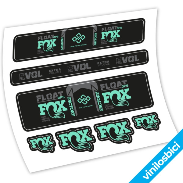 Fox Float Factory DPS 2022 Pegatinas en vinilo adhesivo Amortiguador (10)
