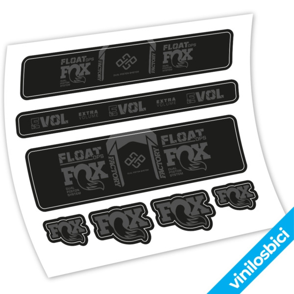 Fox Float Factory DPS 2022 Pegatinas en vinilo adhesivo Amortiguador (13)