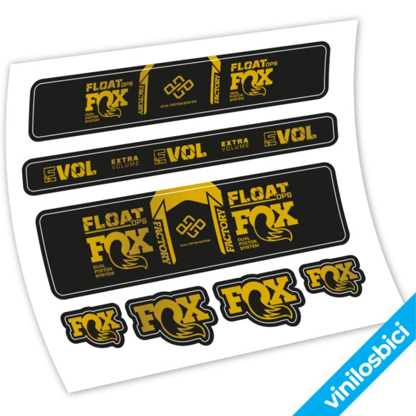 Fox Float Factory DPS 2022 Pegatinas en vinilo adhesivo Amortiguador (14)