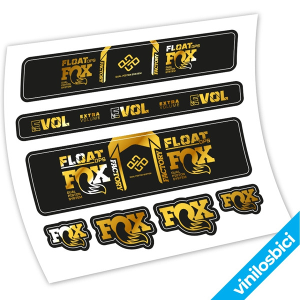 Fox Float Factory DPS 2022 Pegatinas en vinilo adhesivo Amortiguador (15)