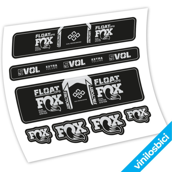 Fox Float Factory DPS 2022 Pegatinas en vinilo adhesivo Amortiguador (16)