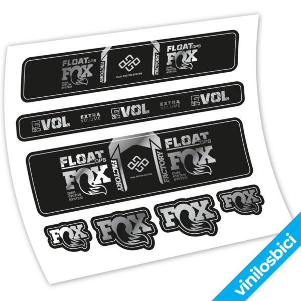 Fox Float Factory DPS 2022 Pegatinas en vinilo adhesivo Amortiguador (17)