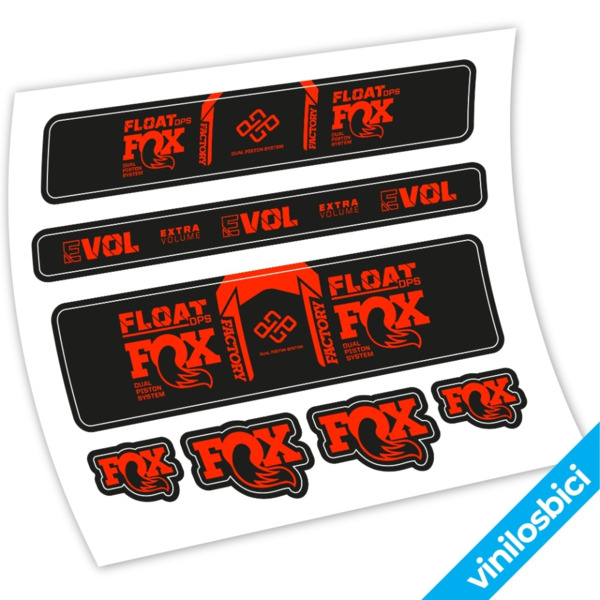 Fox Float Factory DPS 2022 Pegatinas en vinilo adhesivo Amortiguador (19)