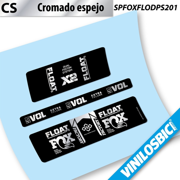 Fox Float Factory DPS pegatinas en vinilo adhesivo amortiguador (8)