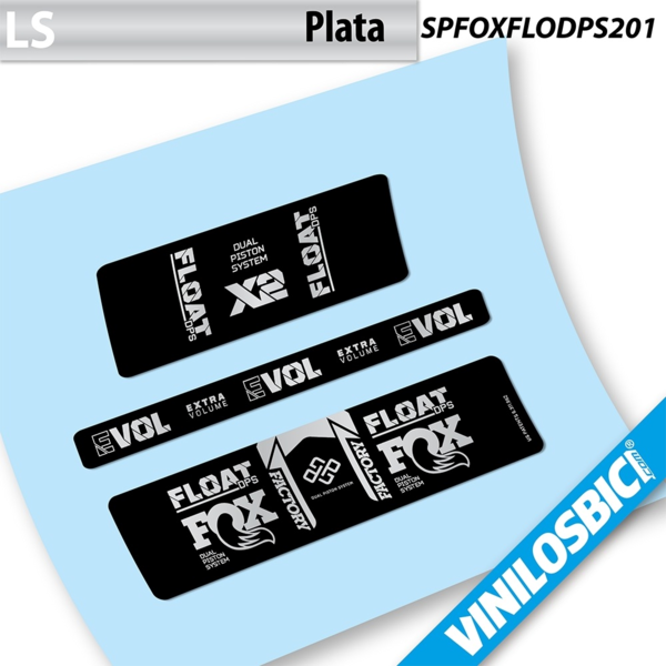 Fox Float Factory DPS pegatinas en vinilo adhesivo amortiguador (9)