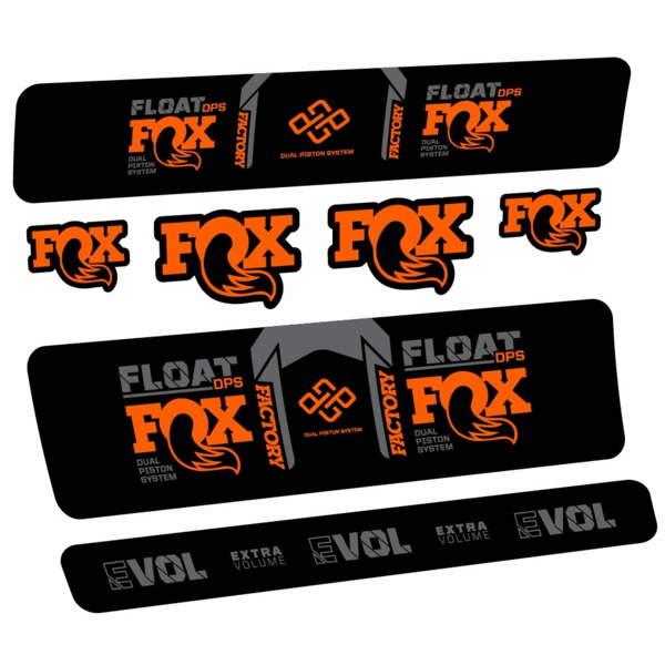 Fox Float Factory DPS Pegatinas en vinilo adhesivo Amortiguador (1)