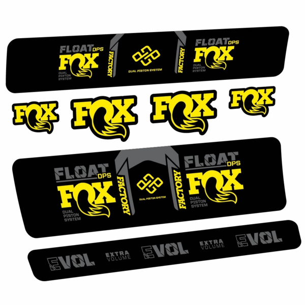 Fox Float Factory DPS Pegatinas en vinilo adhesivo Amortiguador (3)