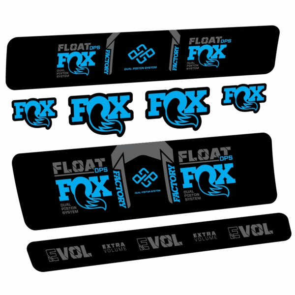 Fox Float Factory DPS Pegatinas en vinilo adhesivo Amortiguador (4)