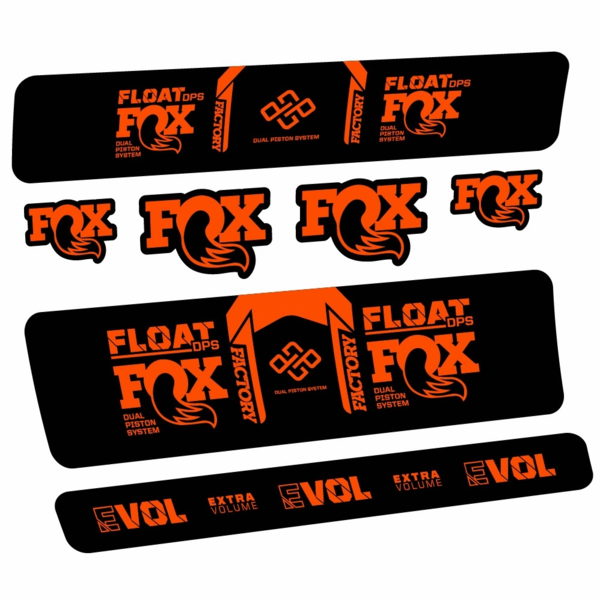 Fox Float Factory DPS Pegatinas en vinilo adhesivo Amortiguador (10)