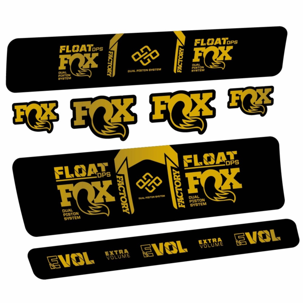 Fox Float Factory DPS Pegatinas en vinilo adhesivo Amortiguador (13)