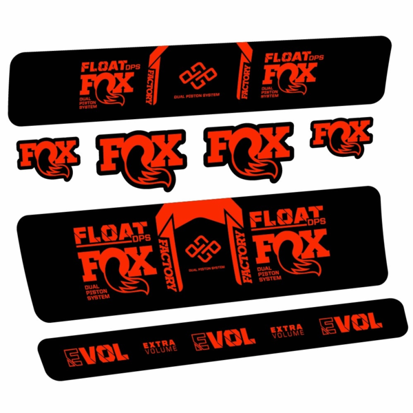 Fox Float Factory DPS Pegatinas en vinilo adhesivo Amortiguador (18)