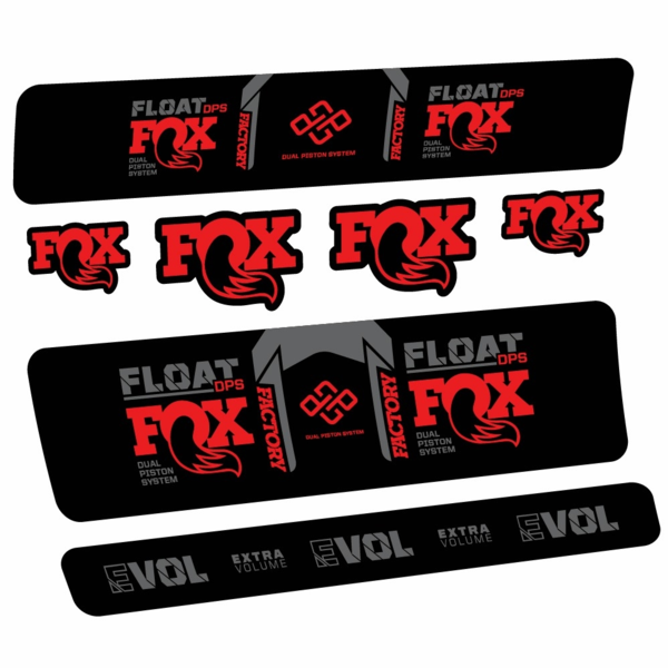 Fox Float Factory DPS Pegatinas en vinilo adhesivo Amortiguador (19)