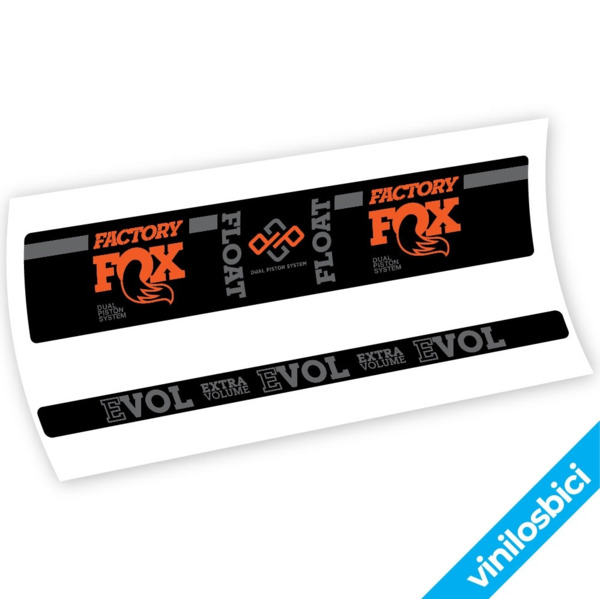 Fox Float Factory Float Pegatinas en vinilo adhesivo amortiguador (5)